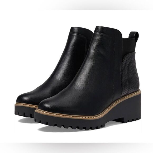 Dolce Vita Rielle Desert Black Exotic Bootie - Picture 1 of 9